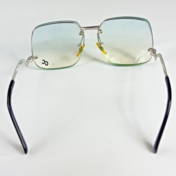 Vintage GLENDA CRAFT MA-33 Silver 5 1/2 Silver Tone 57-18 Eyeglass Frames Only main image 5